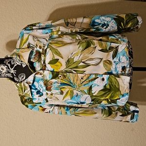 Sunset Cove Floral Jacket Size XL